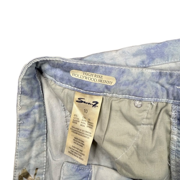 Seven7 Jeans High Rise Hollywood Skinny Women’s Size 10 - Picture 6 of 7